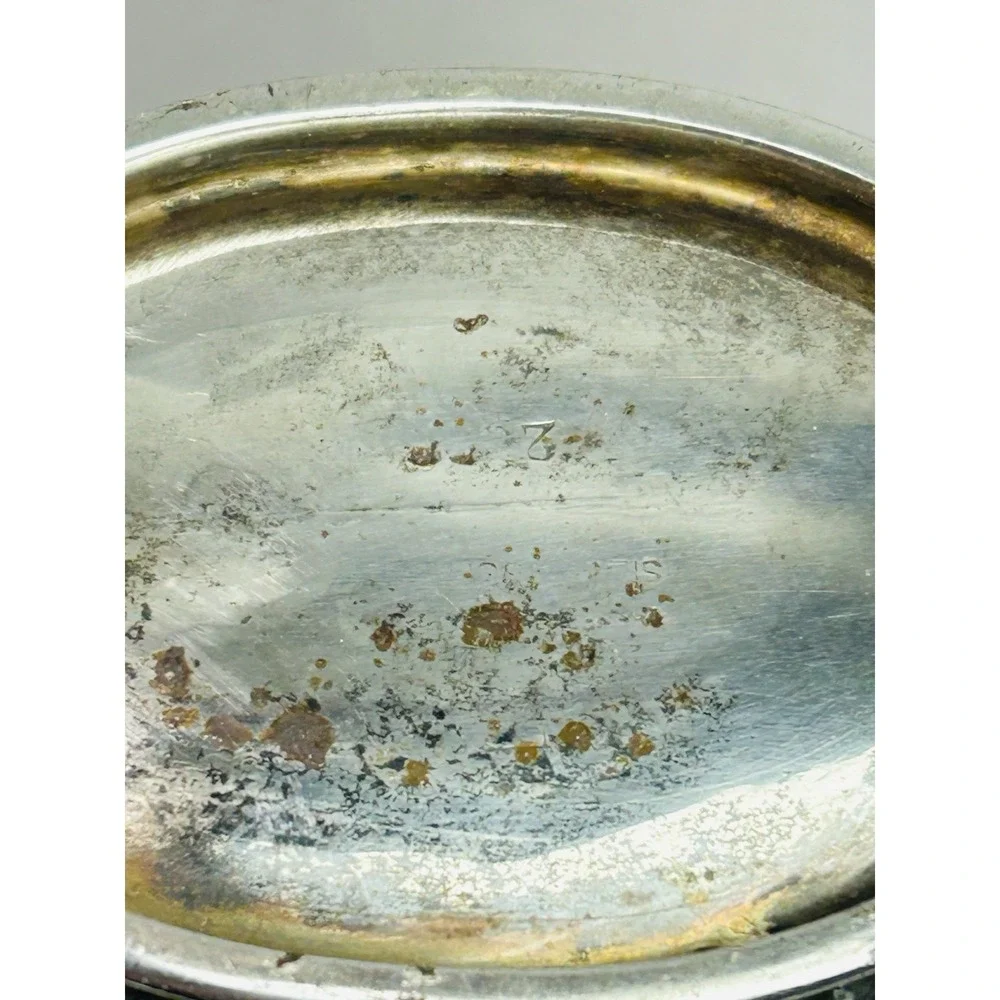 Vintage Silver Soldered Small Metal‎ Pitcher READ